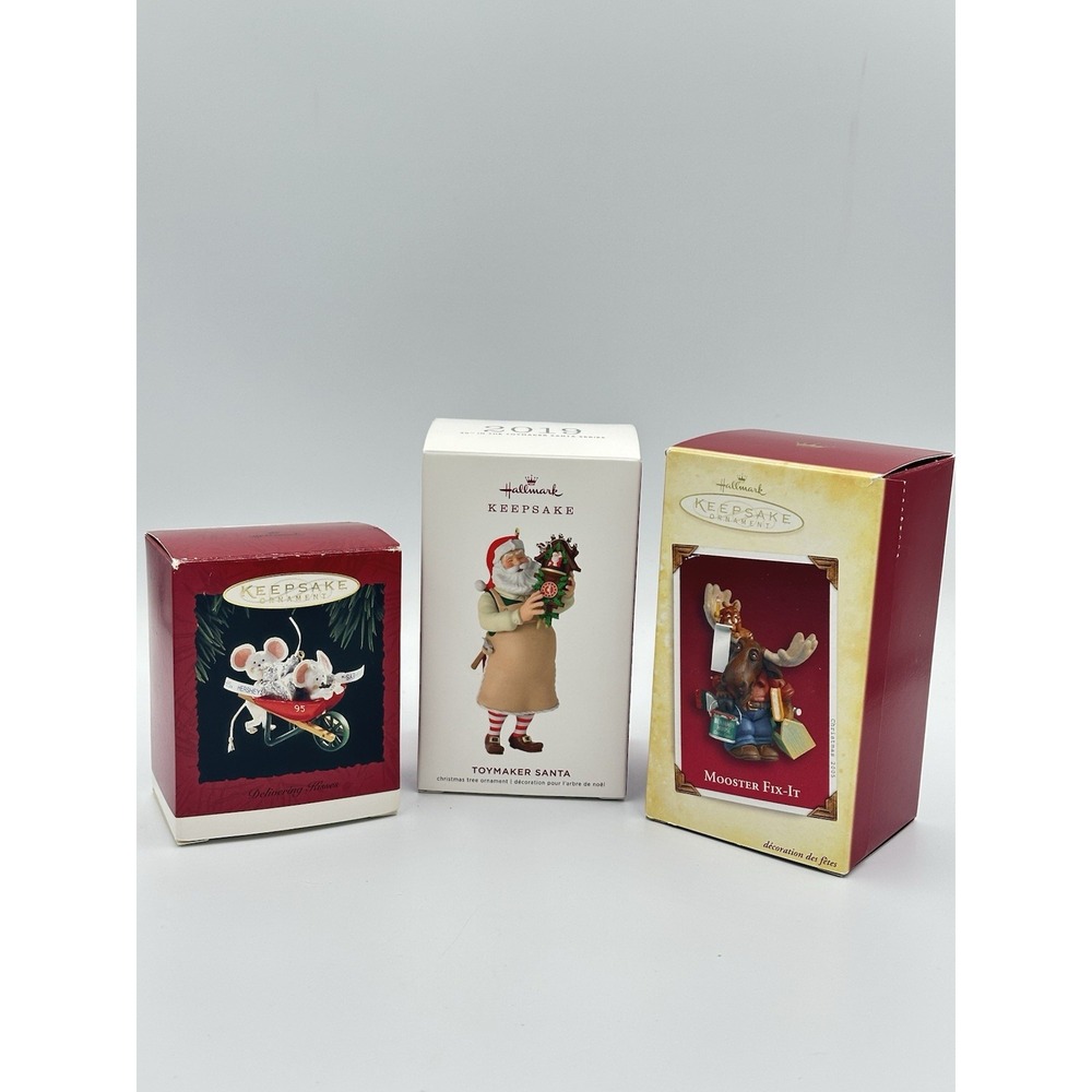 Hallmark Keepsake Ornaments - Lot of 3 - Boxed